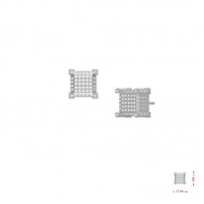 Item No.: 637-478  micro set CZ Earring