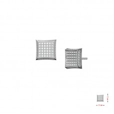 Item No.: 637-480  micro set CZ Earring
