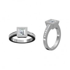 Item No.: 645-456 Ring with AA grade CZ
