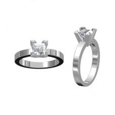Item No.: 645-457 Ring with AA grade CZ