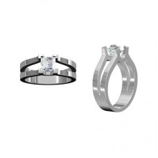 Item No.: 645-459 Ring with AA grade CZ