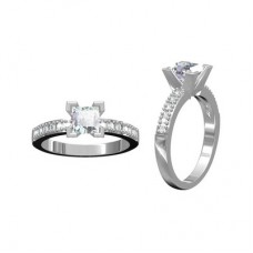 Item No.: 645-462 Ring with AA grade CZ