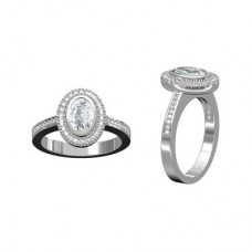 Item No.: 645-463 Ring with AA grade CZ
