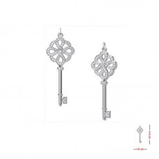 Item No.: 670-078 Pendant with AA grade CZ