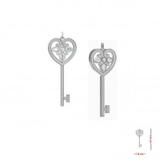 Item No.: 670-087 Pendant with AA grade CZ