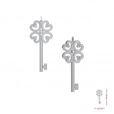 Item No.: 670-089 Pendant with AA grade CZ