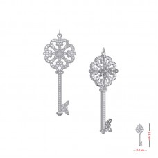 Item No.: 670-101 Pendant with AA grade CZ